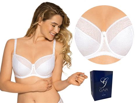 Biustonosz Semi Soft Gaia Sandy 594 Biały 85F GAIA Moda Sklep