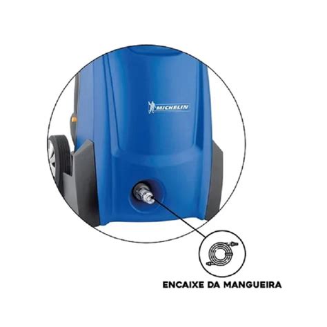 Lavadora Alta Pressão 110v Máquina Lava Jato 1700w Azul E Preta