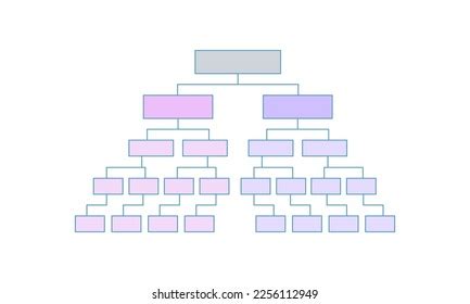 Chart Infographic Structure Company Business Hierarchy Stock Vector ...