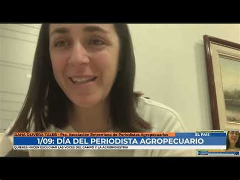 Dana Olivera Taleb 1 09 Se Celebra El Dia Del Periodista Agropecuario