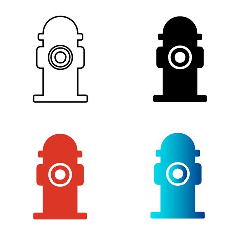 Abstract Fire Hydrant Silhouette Illustration 25844354 Vector Art At