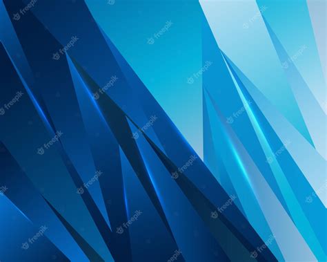 Premium Vector | Ice crystal abstract background. blue gradient ...