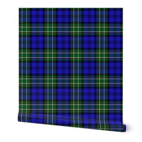 Allen Tartan 1 6 Modern Colors Wallpaper Spoonflower