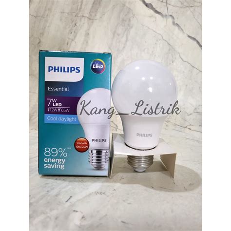 Led Philips Essential 7W Philips Essential LED Bulb 7W Lazada Indonesia