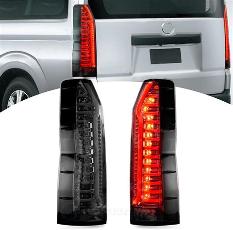 Amazon Hcmotion Led Tail Lights For Toyota Hiace Th H