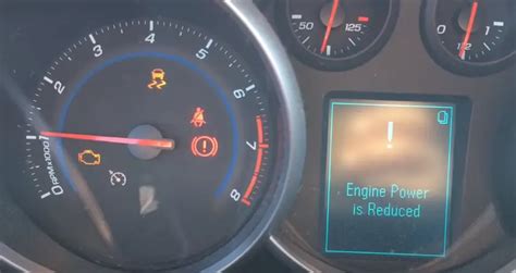 Engine Power Is Reduced Chevy Cruze Simple Fix Method Automotiverider