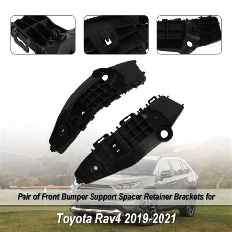 PAIR OF FRONT Bumper Support Spacer Retainer Brackets für Toyota Rav4