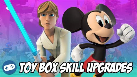 Disney Infinity 3 0 Toy Box Skill Upgrades Gameplay YouTube