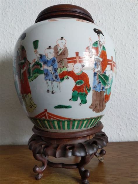 Jardini Re Famille Verte Porcelana Mujer Catawiki