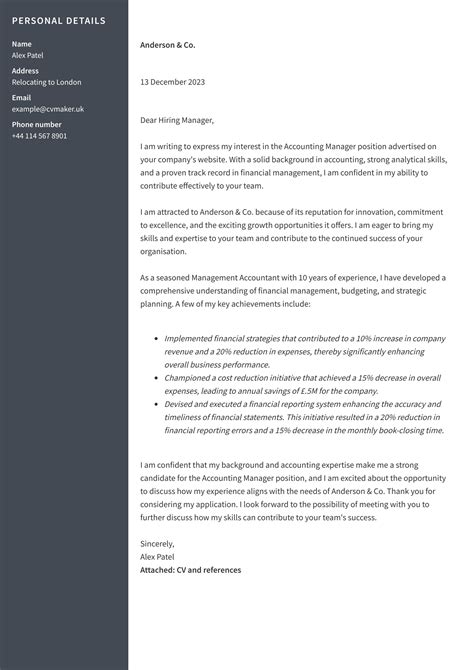 60 Compelling Cover Letter Examples For Uk Job Seekers 2025