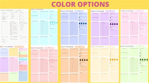 Onenote Daily Planner Template - Etsy