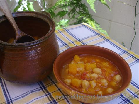 Potaje De Garbanzos Con Calabaza Maricacharros