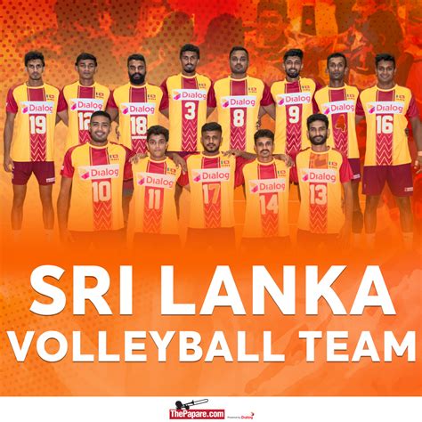 Photos Sri Lanka Team Preview Cava Men S Volleyball Challenge Cup 2023