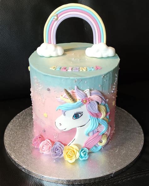 Unicorn Decorated Cake By Oslavka Cakesdecor