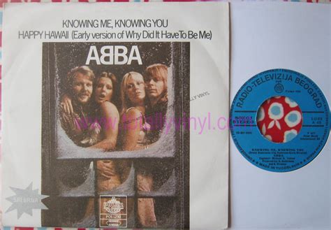 Totally Vinyl Records Abba Knowing Me Knowing You Happy Hawaii