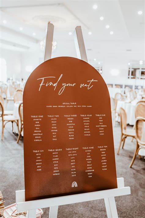 Arch Seating Chart For Wedding Reception Seating Chart Wedding