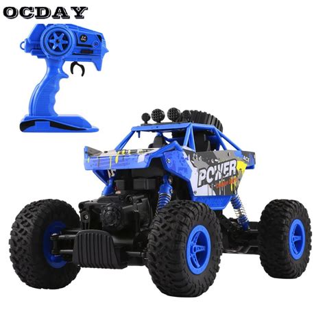 Boys RC Remote Control Cars Toys 2.4GHz 4WD Rock Crawlers Rally ...