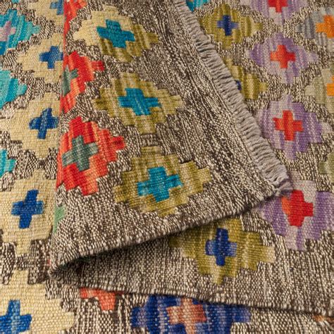 Tapete Kilim Maymanah Colores Oscuros Tapetes Tufan