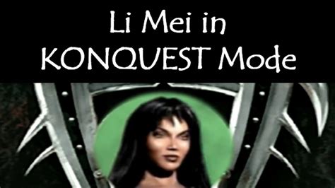 Li Mei In Konquest Mode Mortal Kombat Deadly Alliance Ps2 Youtube