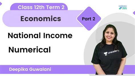 National Income Numericals L Term Class Commerce