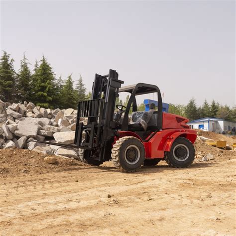 Shanghai Vift Manufacturing Rough Terrain Forklift Truck Strong 3 3 5