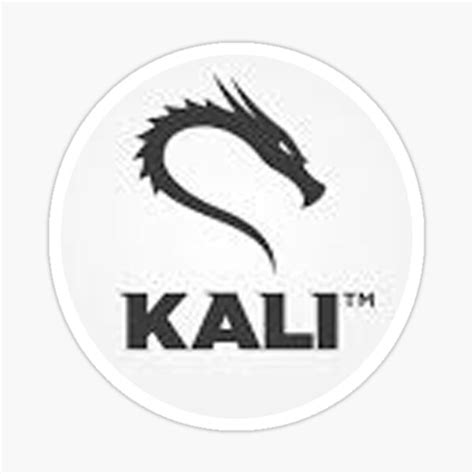 Kali Linux Round Logo Sticker For Sale By Rimek Redbubble