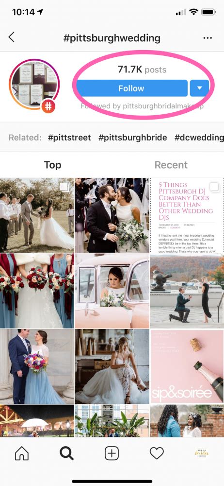 How To Use Instagram To Plan Your Wedding Burgh Brides