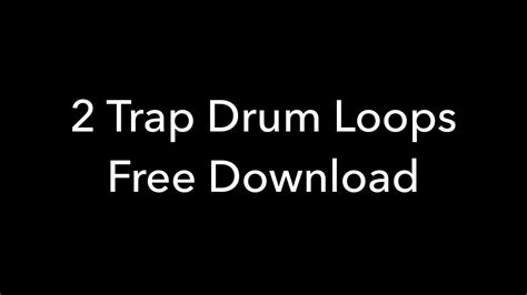 2 Free Trap Drum Loops 128 Bpm Expired Youtube