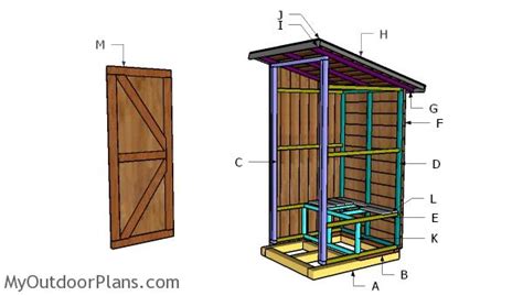 Simple Outhouse Plans Part 2 Myoutdoorplans Free Woodworking