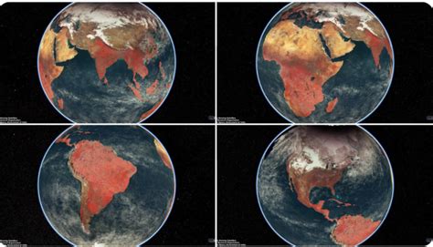 Earth Images Captured By EOS 06 Satellite Released By ISRO