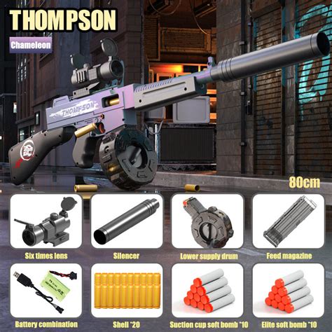 Thompson submachine gun Thompson submachine gun can launch boy toy gun – toy-story.shop