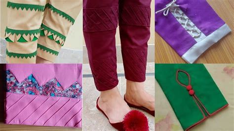 Latest Trouser Design Poncha Design Salwar Design New Capri Design