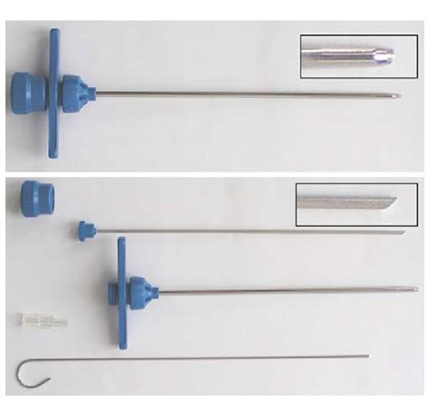 Single Use Biopsy Device And Aspiration Needle With Luer Lock Adapter Download Scientific