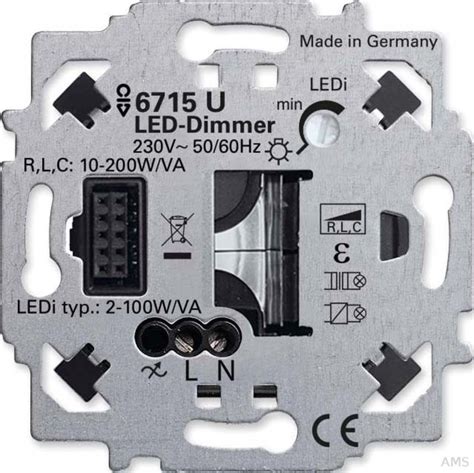 Busch Jaeger LED Dimmer Einsatz 6715 U