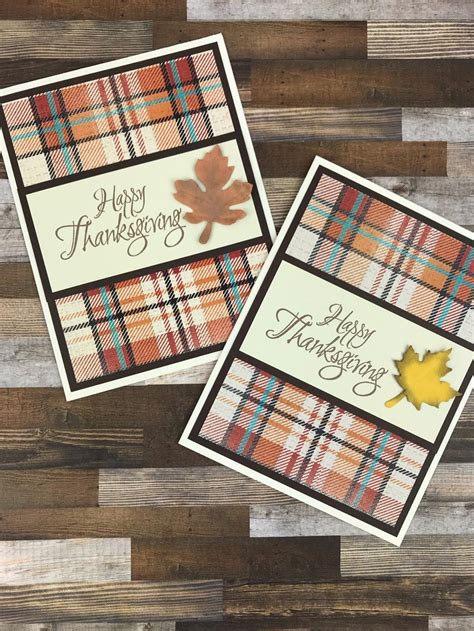 Thanksgiving Card Making Kits For Adults Fall Card Kits DIY Etsy