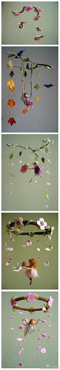 Four Different Images Of Flowers Floating In Water With The Same Color