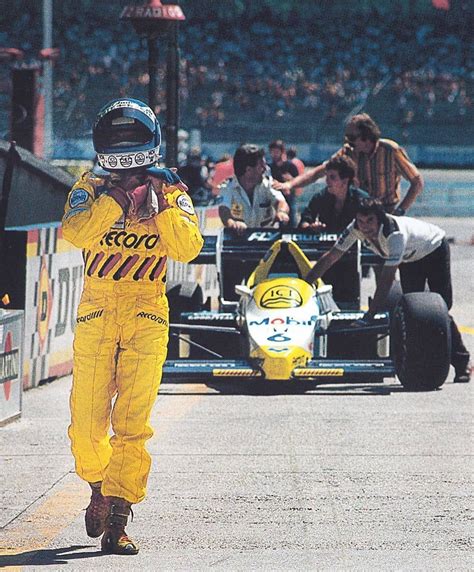 Keke Rosberg Williams Fw Honda Hockenheim Grand Prix