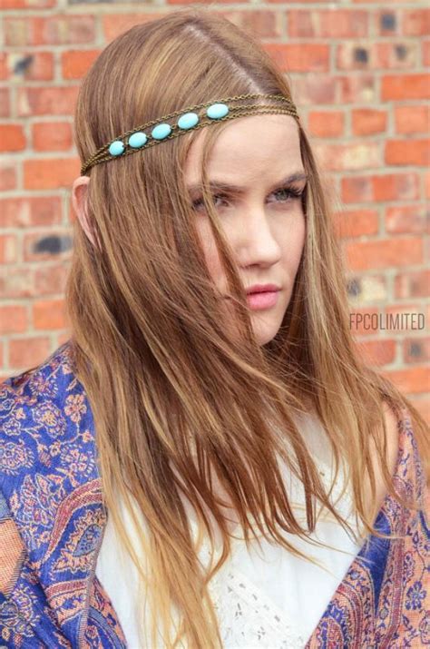 Chain Headpiece Headband Hair Piece Bohemian Hipster Boho Hippie Bronze