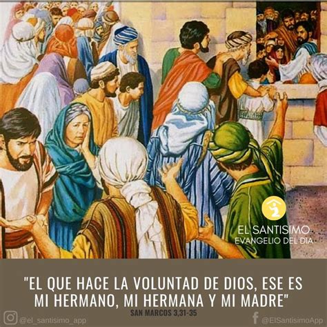 El Santísimo App Evangelio del Día San Marcos 3 31 35 1 Palabra