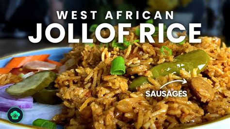 Delicious Jollof Rice With Sausages Easy Jollof Rice Recipe Youtube