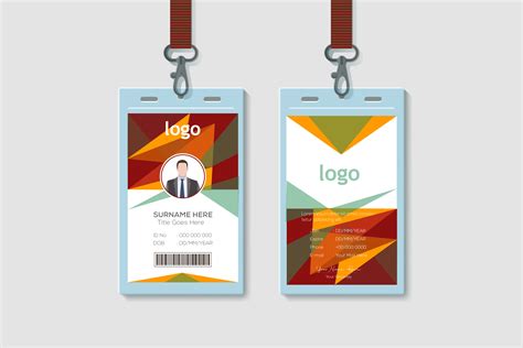 Identity Card Design Template Graphic by Ju Design · Creative Fabrica