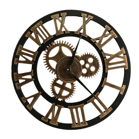 Horloge Murale Vintage Bois M Tal Horloges Pendules Vintage