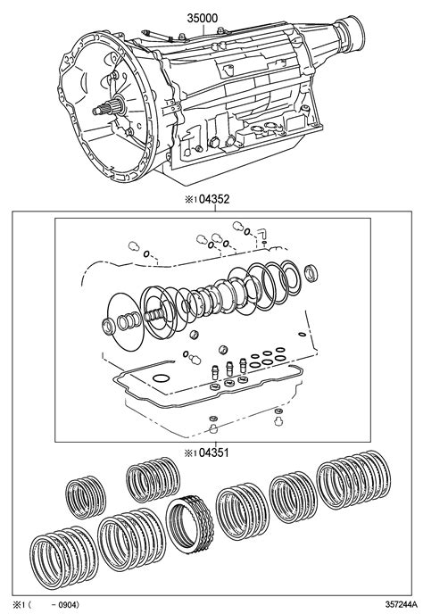 Toyota Tundra Transmission Assembly Automatic Transmission Ab60f