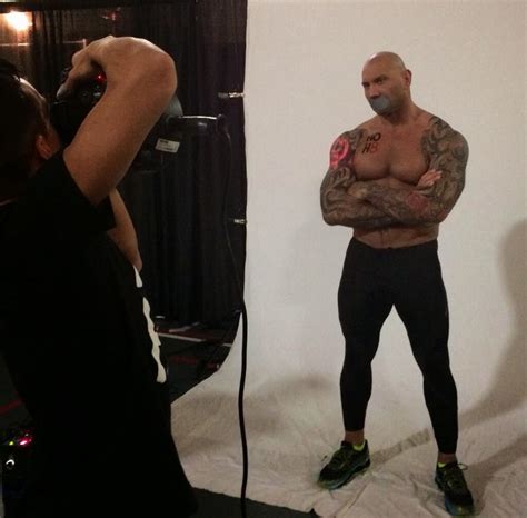 Maybe Its Just Me Wwe Superstar Dave Bautista Getting Ready For