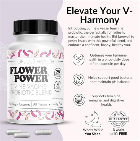 Vaginal Odor And Balance Flower Power® Feminine Health