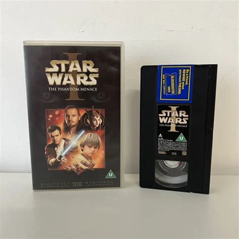 Star Wars Episode The Phantom Menace Vhs Very Rare Widescreen