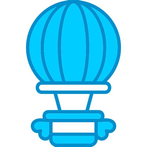 Hot Air Balloon Generic Color Lineal Color Icon