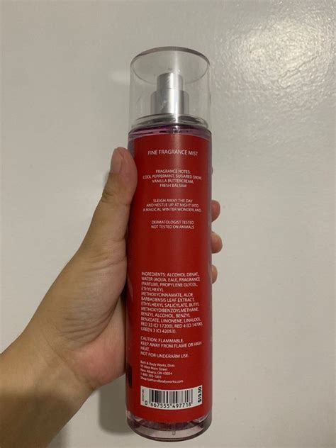 BBW Twisted Peppermint Fragrance Mist On Carousell