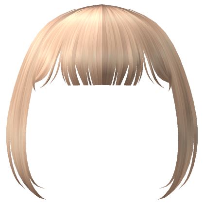 Basic Blunt Bangs In Blonde S Code Price Rblxtrade