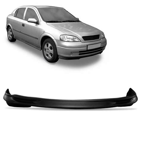 Spoiler Parachoque Dianteiro Astra 1999 A 2002 Preto General Car